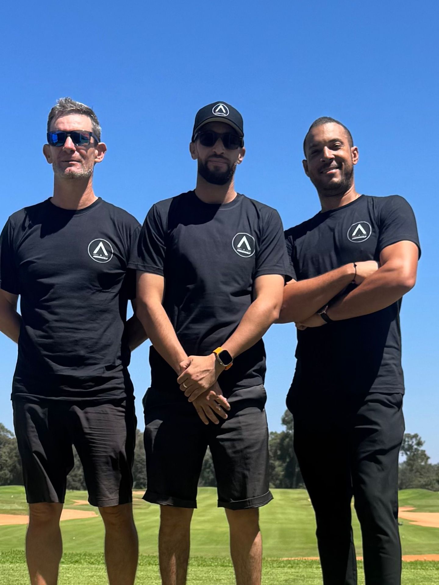 Team van installateurs van Addon Golf Maroc opgeleid door Addon Golf France