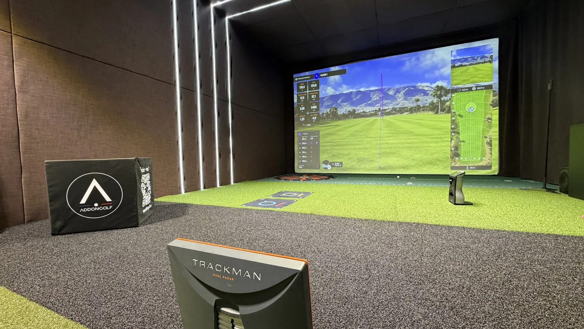 Showroom Addon Golf Golfsimulator
